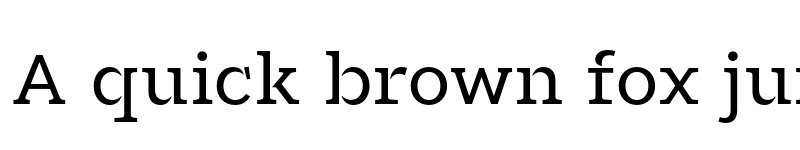 Preview of Glance Slab Test Regular font