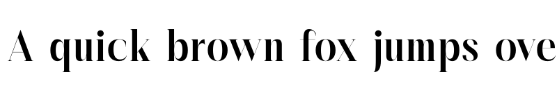 Preview of Glanity Regular font