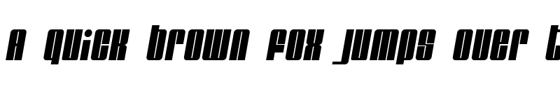 Preview of Glare Italic font