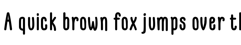 Preview of GLARESOME Bold font