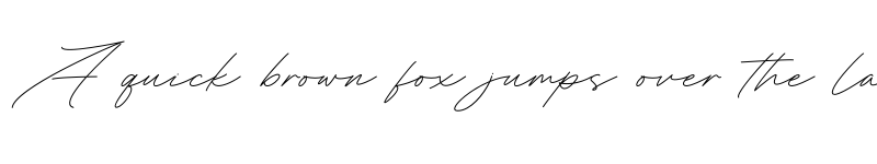 Preview of Glendora Regular font