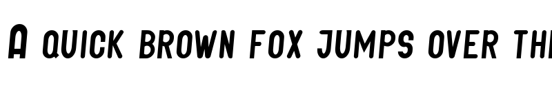 Preview of GLIFORD DEMO Italic font