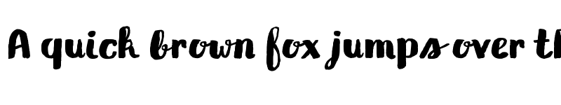 Preview of Gliny Brush font