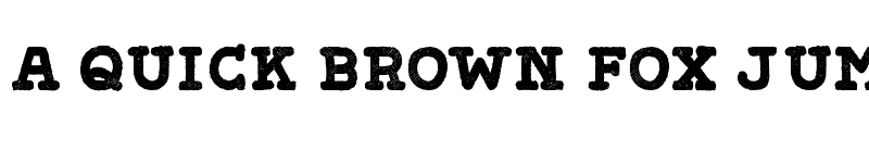 Preview of Gliny Hand Slab Rasp font