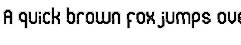 Preview of Glitchy Demo Outline font