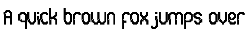 Preview of Glitchy Demo Regular font