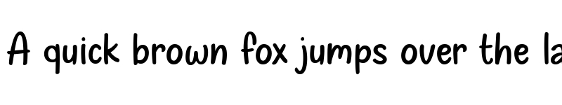 Preview of Glittery Snowfall Regular font