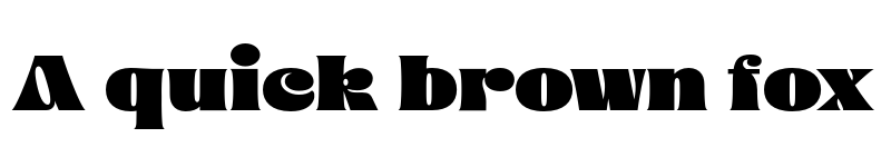 Preview of Glodok Display font