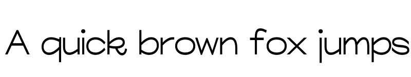 Preview of Glora Medium font