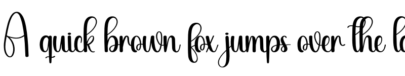 Preview of Gloria Style Regular font