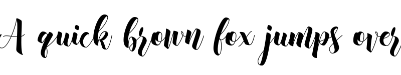 Preview of Glorydays Regular font