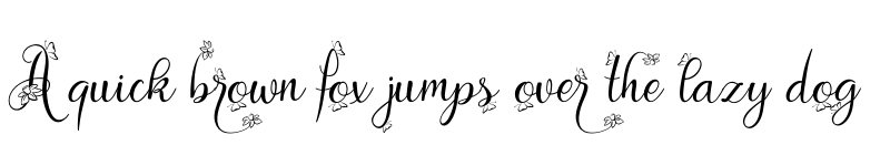 Preview of Gloryta Demo font