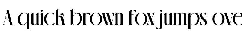 Preview of glossy Regular font