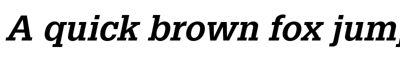 Preview of Glypha LT Pro Bold Italic font