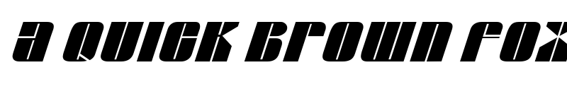 Preview of Glypic Italic font