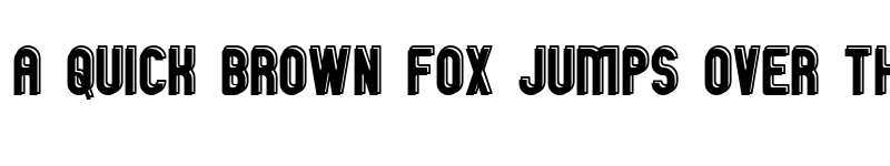 Preview of GM Exp Offset Outline Regular font