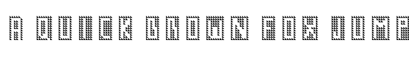 Preview of GM No1 Regular font