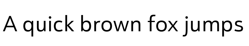 Preview of GM Sans UI Regular font