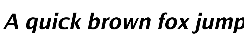 Preview of Go Bold Italic font