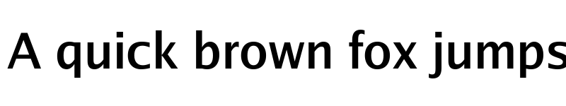 Preview of Go Medium Regular font