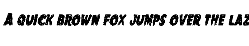 Preview of Goblin Creek Condensed Italic Condensed Italic font