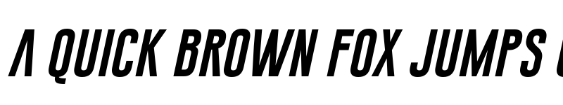 Preview of Gobold Extra1 Italic font