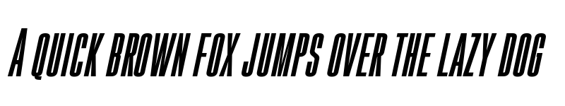 Preview of Gobold High Bold Italic font