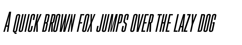 Preview of Gobold High Italic font