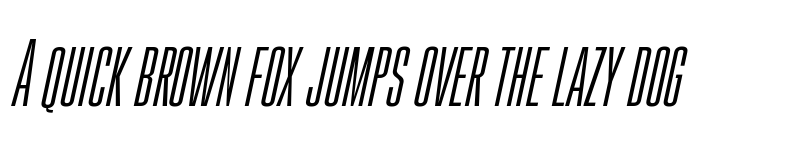 Preview of Gobold High Thin Italic font