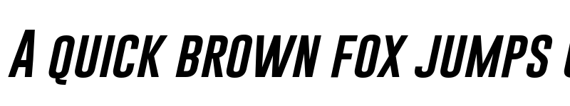 Preview of Gobold Italic font