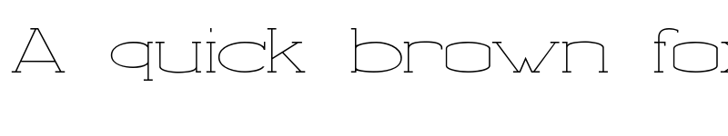 Preview of Godan Thin font