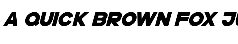 Preview of GoGoPosterPunch Italic font