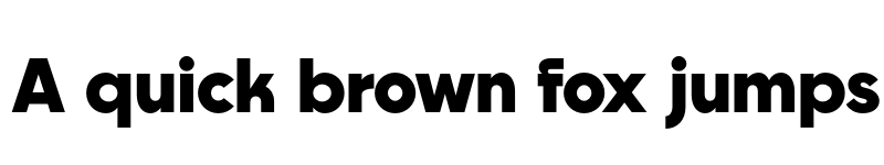 Preview of Goia Black font