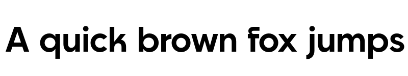 Preview of Goia Bold font