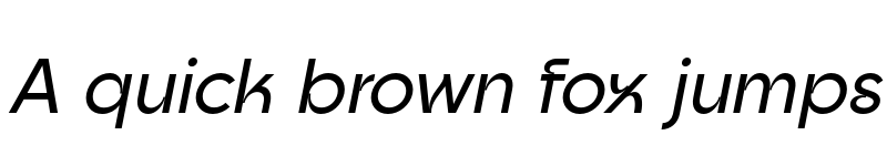 Preview of Goia Display Medium Italic font