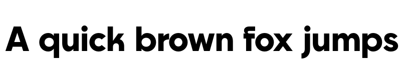 Preview of Goia ExtraBold font