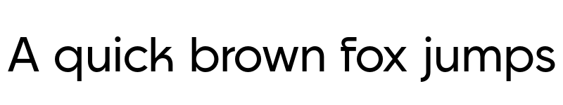 Preview of Goia Medium font