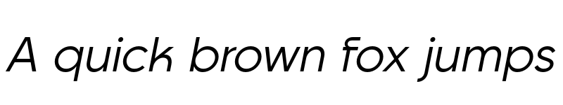 Preview of Goia Regular Italic font