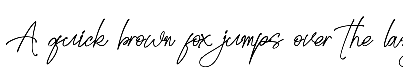 Preview of Golden Stanbury Signature font