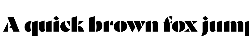 Preview of Goldich Black font