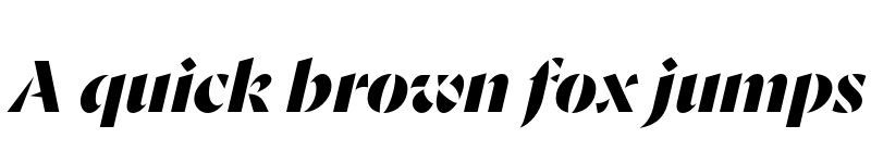 Preview of Goldich Bold Italic font