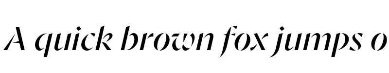 Preview of Goldich Italic font