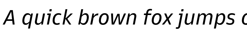 Preview of Goldman Sans Italic font