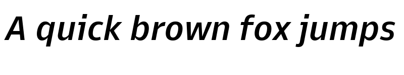 Preview of Goldman Sans Medium Italic font