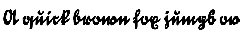 Preview of Goldmarie UNZ1T# Regular font