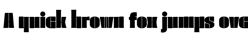 Preview of Golvin Six Regular font