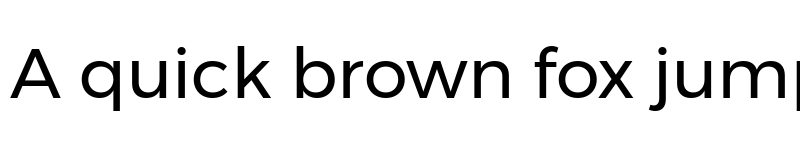 Preview of Gontserrat Regular font