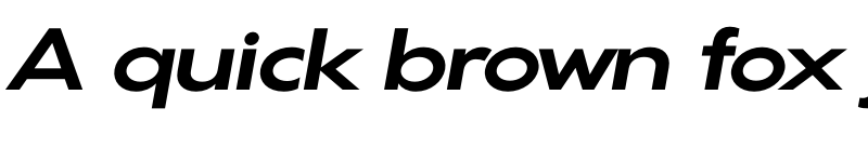 Preview of Gonzi Expanded PERSONAL USE Bold Italic font