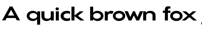 Preview of Gonzi Expanded PERSONAL USE Bold font