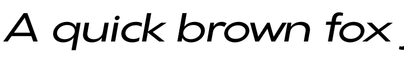 Preview of Gonzi Expanded PERSONAL USE Regular Italic font